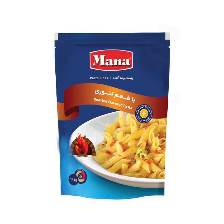 پاستا نیمه آماده مانا با طعم تنوری 145 گرم Mana Pizza Flavored Pasta Sides 145 g